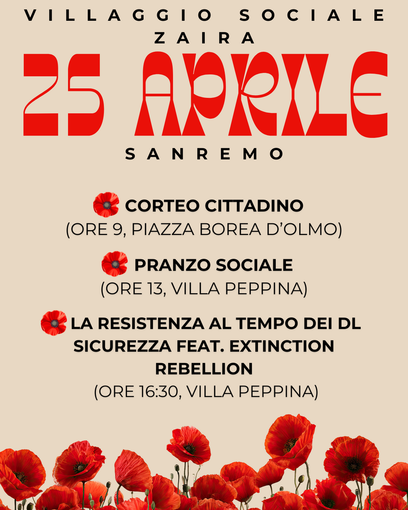 Sanremo celebra il 25 Aprile tra memoria e partecipazione, tre momenti per la Liberazione