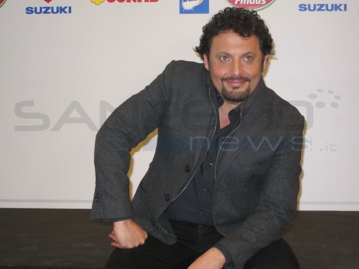 Enrico Brignano in sala stampa Enrico Brignano in sala stampa