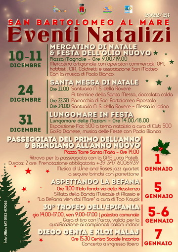 Per le feste a San Bartolomeo al Mare, sfilate a tema, musica e scoperta del territorio Per le feste a San Bartolomeo al Mare, sfilate a tema, musica e scoperta del territorio