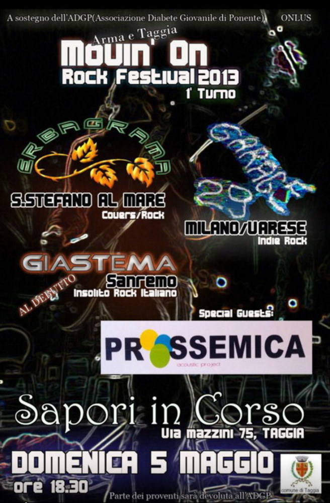 Sanremo: questa sera al Pigna Old concerto degli Erbagrama