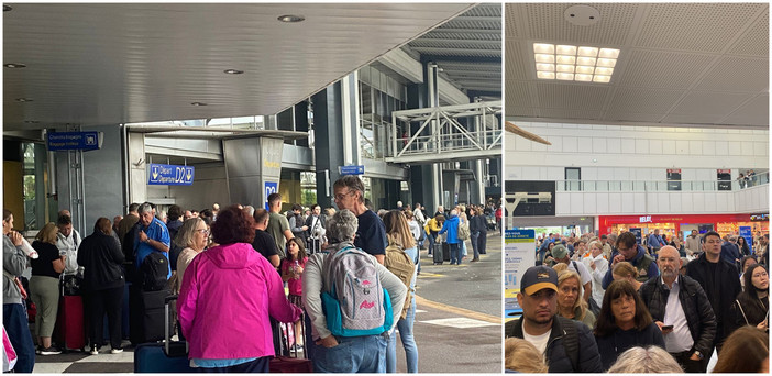 Allarme bomba, evacuato l'aeroporto Côte D'Azur di Nizza (foto) Allarme bomba, evacuato l'aeroporto Côte D'Azur di Nizza (foto)