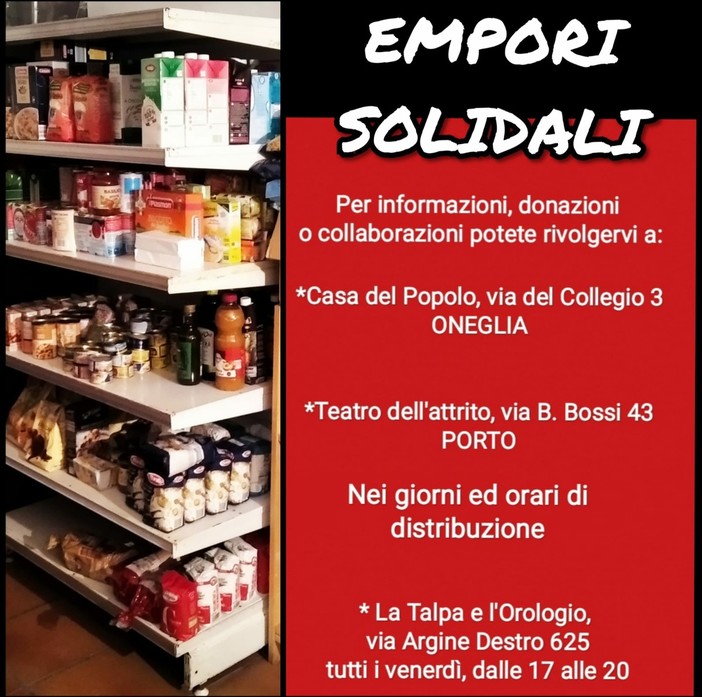 Imperia, la 'brigata Girasole' lancia un appello alle aziende: "Abbiamo bisogno di aiuti alimentari, tanti i cittadini in difficoltà" Imperia, la 'brigata Girasole' lancia un appello alle aziende: "Abbiamo bisogno di aiuti alimentari, tanti i cittadini in difficoltà"
