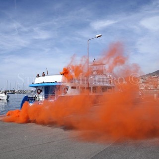 Sanremo: ecco che cosa succede quando c'è un principio d'incendio su una nave, Videoservizio nell'esercitazione e bilancio con il comandante Fronte