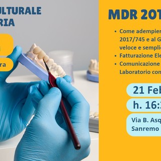 CNA SNO Imperia organizza un evento per gli odontotecnici su MDR 2017/745 e GDPR CNA SNO Imperia organizza un evento per gli odontotecnici su MDR 2017/745 e GDPR