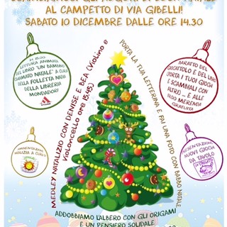 Imperia: sabato festa di natale al campetto di via Gibelli con l'associazione Genitori @ttivi