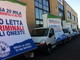 Protesta contro svuotacarceri, i camion vela della Lega Nord in circolazione in Liguria