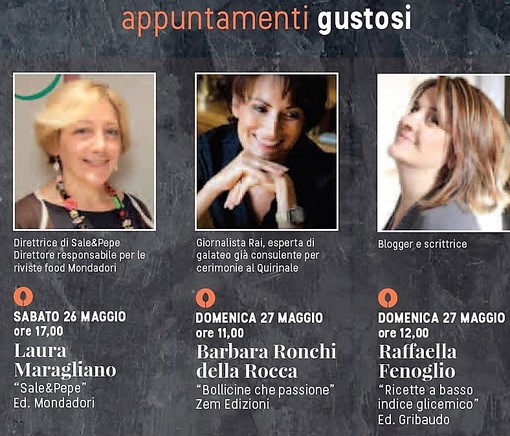 Fiera del Libro di Imperia: prosegue con successo la collaborazione fra la rassegna Libri da Gustare e l’Oasi del Gusto Fiera del Libro di Imperia: prosegue con successo la collaborazione fra la rassegna Libri da Gustare e l’Oasi del Gusto