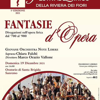 Sanremo: concerto finale del Festival Lirico con la Giovane Orchestra Note Liber