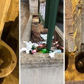 Sanremo e la lotta contro l'inciviltà: fontane e fioriere diventano cestini improvvisati per i rifiuti (Foto) Sanremo e la lotta contro l'inciviltà: fontane e fioriere diventano cestini improvvisati per i rifiuti (Foto)