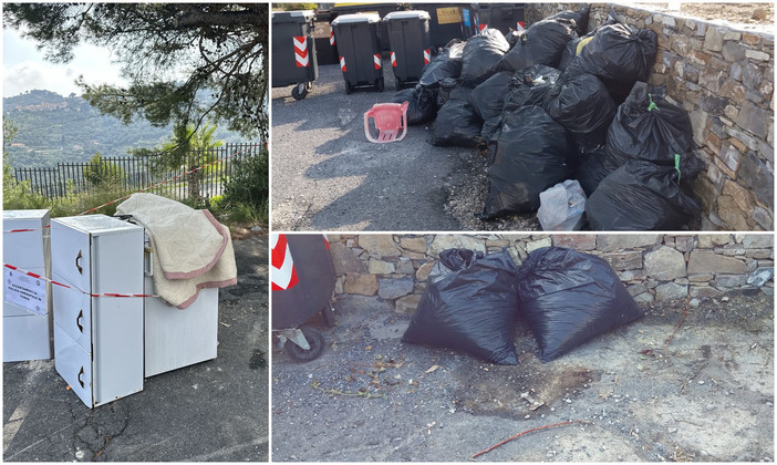 Rifiuti abbandonati a Diano Marina, "furbetti" della spazzatura individuati e multati
