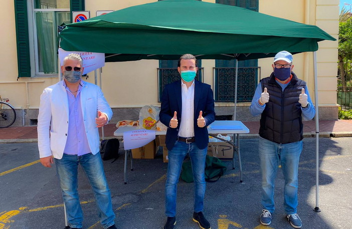Per l'emergenza sociale a Bordighera, colletta alimentare organizzata da Forza Italia