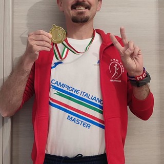 Brugnera, trionfo tricolore per Alessandro Castagnino: il presidente della Foce Sanremo è campione italiano nei 10.000 metri Master
