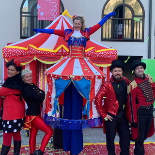 Domani a Riva Ligure 'Circus Time', spettacolo comico circense con Fortunello e Marbella