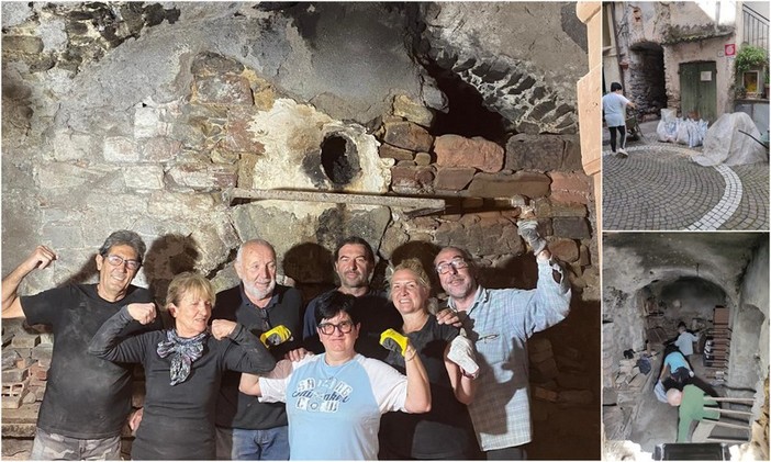 Rocchetta Nervina, volontari al lavoro per il bene del paese: recuperato il forno pubblico comunale (Foto) Rocchetta Nervina, volontari al lavoro per il bene del paese: recuperato il forno pubblico comunale (Foto)