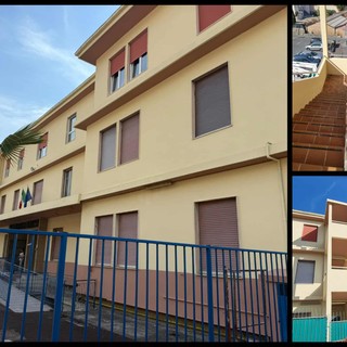 Ventimiglia, ripristino di facciata e scala d'emergenza: conclusi i lavori alla scuola elementare di Nervia (Foto)