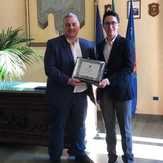 Sanremo: il matuziano Bruno Frontero campione di golf Under 14, premiato dall'Assessore Faraldi Sanremo: il matuziano Bruno Frontero campione di golf Under 14, premiato dall'Assessore Faraldi