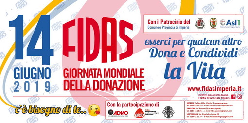 Nella Giornata Mondiale del Donatore, gli appuntamenti di FIDAS, ADMO e AIDO in provincia Nella Giornata Mondiale del Donatore, gli appuntamenti di FIDAS, ADMO e AIDO in provincia