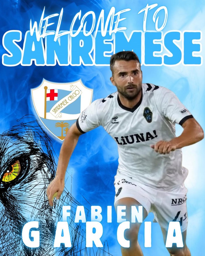 Colpo internazionale per la Sanremese: arriva il centrale francese Fabien Garcia