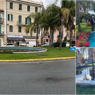 Ventimiglia, Scullino: "Da mesi la fontana di Largo Torino non funziona, come mai?" (Foto)