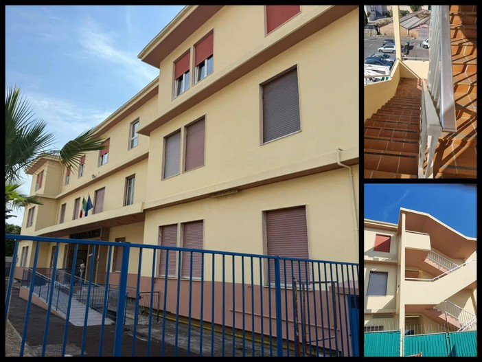 Ventimiglia, ripristino di facciata e scala d'emergenza: conclusi i lavori alla scuola elementare di Nervia (Foto)