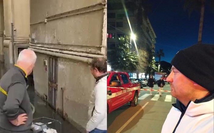 Mareggiata e allagamenti a Ventimiglia, Di Muro: "L’intervento della ruspa sta dando gli effetti sperati" (Video)