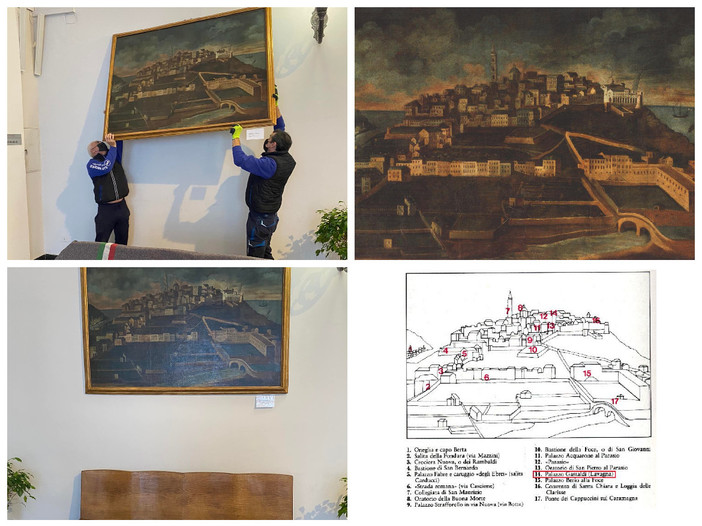 Imperia, installata a Palazzo civico l’opera dell’artista Tommaso Carrega ‘Veduta di Porto Maurizio dal Monte Calvario’ Imperia, installata a Palazzo civico l’opera dell’artista Tommaso Carrega ‘Veduta di Porto Maurizio dal Monte Calvario’
