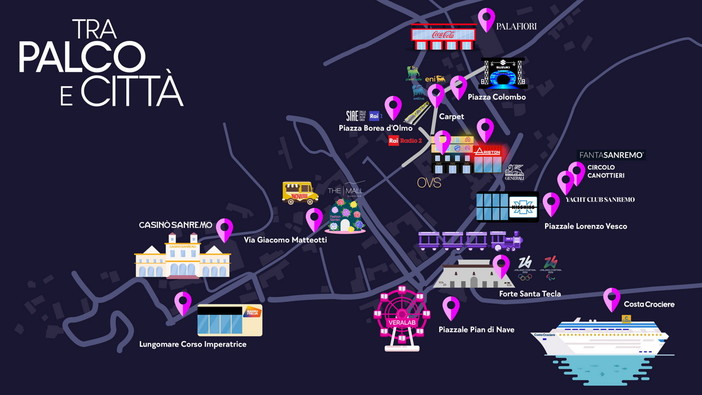 Sanremo 2025: l'Agenda giornaliera con tutti gli appuntamenti dedicati agli eventi collaterali del Festival della Canzone Sanremo 2025: l'Agenda giornaliera con tutti gli appuntamenti dedicati agli eventi collaterali del Festival della Canzone