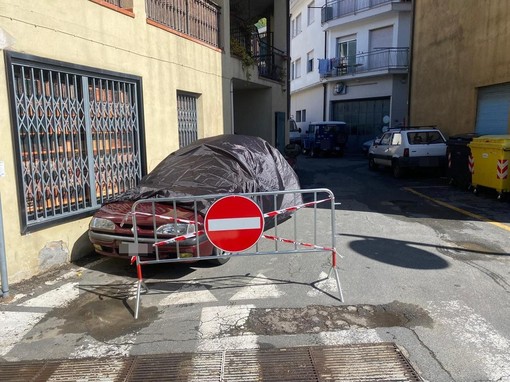 Ventimiglia, smottamento a Latte: strada chiusa (Foto)