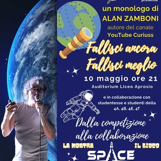 Ventimiglia, all'auditorium del liceo Aprosio l'incontro "Fallisci ancora, fallisci meglio" Ventimiglia, all'auditorium del liceo Aprosio l'incontro "Fallisci ancora, fallisci meglio"