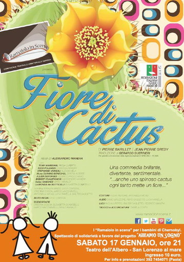 Imperia: sabato prossimo debutta al teatro Cavour 'Fiore di Cactus' con il 'Ramaiolo in scena' Imperia: sabato prossimo debutta al teatro Cavour 'Fiore di Cactus' con il 'Ramaiolo in scena'