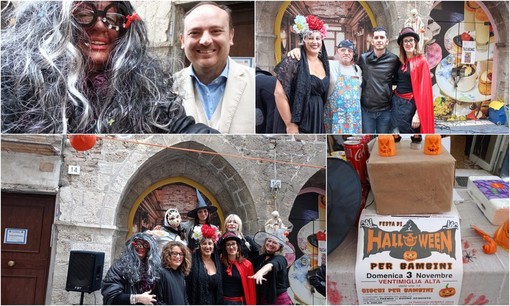 Musica, giochi e dolci: la "Festa di Halloween per bambini" anima Ventimiglia Alta (Foto)