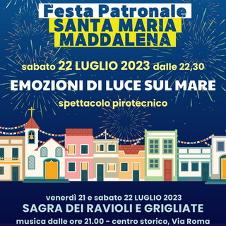 San Lorenzo al Mare: due giorni di festa in occasione della festa patronale di Santa Maria Maddalena. San Lorenzo al Mare: due giorni di festa in occasione della festa patronale di Santa Maria Maddalena.
