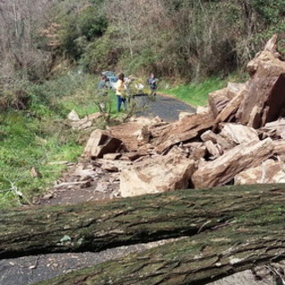 Molini di Triora: dopo lo smottamento del terreno, riaperta a senso unico alternato la strada per Glori