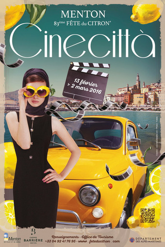 Dal 13 febbraio al 2 marzo 2016 a Mentone, al via l’83esima edizione del Festival del Limone dedicata a ‘Cinecittà’ Dal 13 febbraio al 2 marzo 2016 a Mentone, al via l’83esima edizione del Festival del Limone dedicata a ‘Cinecittà’