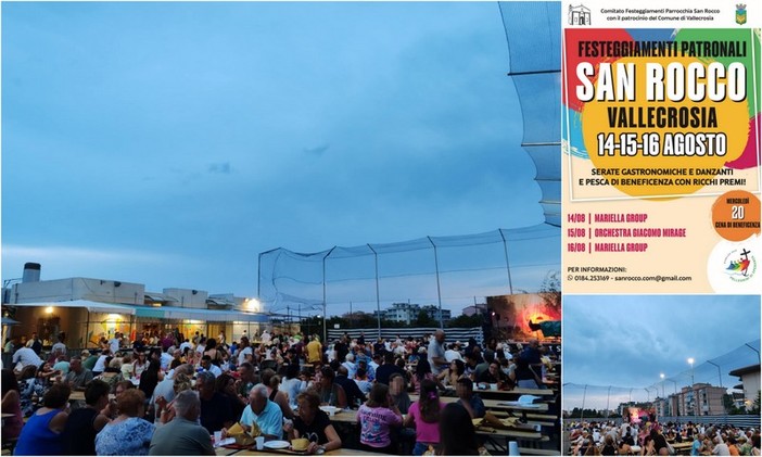 Vallecrosia, il maltempo non ferma il tradizionale festino di San Rocco (Foto)