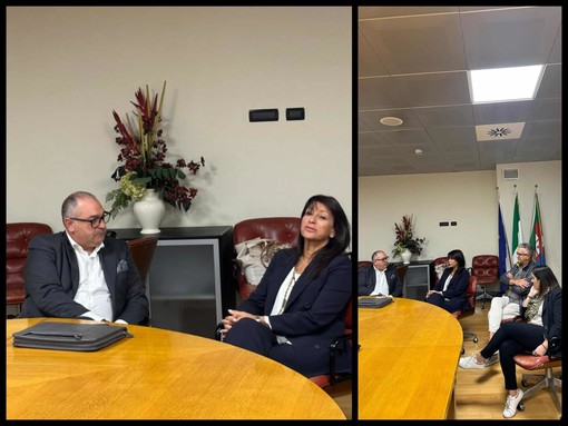 Campo Zaccari, il sindaco di Vallecrosia Perri incontra l'assessore regionale Ferro (Foto)