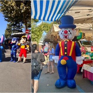 Ventimiglia punta sulla promozione, figuranti e artisti animano il mercato del venerdì (Foto)