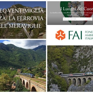 Ventimiglia: domani, possibilità di votazione per sostenere il 'Trenino delle Meraviglie' quale 'Luogo del Cuore FAI'