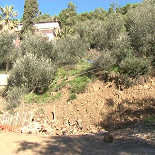 Imperia: frana sul Capo Berta minaccia un villetta. Sgomberata una famiglia questa notte alle 4