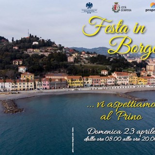 Imperia: Festa in Borgo Prino domenica prossima dalle 8 alle 20. Tutto il programma Imperia: Festa in Borgo Prino domenica prossima dalle 8 alle 20. Tutto il programma