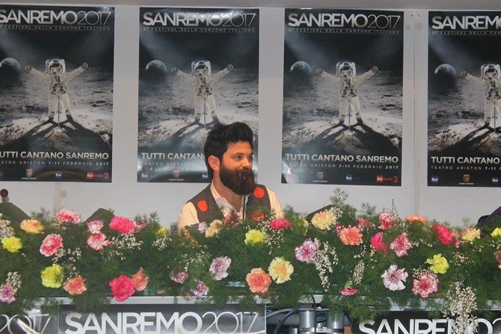 #Sanremo2017, l’emozione di Francesco Guasti:  “Essere qui mi fa un immenso piacere”