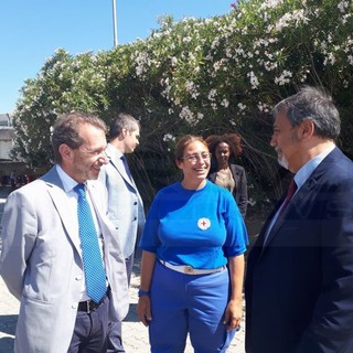 Ventimiglia: sopralluogo del Presidente della Commissione Parlamentare immigrazione Federico Gelli, al Campo Roja e alle Gianchette (Foto)