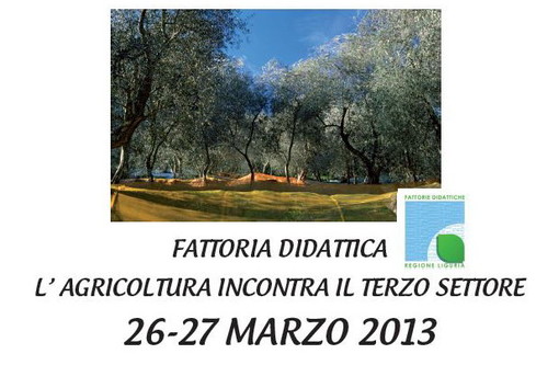 Imperia: il 26 e 27 marzo all'Azienda Agricola 'Il Bey', l'Agricoltura incontra il terzo settore Imperia: il 26 e 27 marzo all'Azienda Agricola 'Il Bey', l'Agricoltura incontra il terzo settore