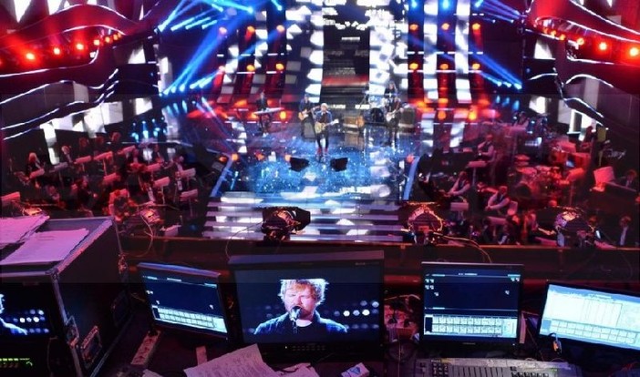 #Sanremo2016: l'Orchestra Sinfonica torna al Teatro Ariston dopo le prove negli studi di Cinecittà a Roma