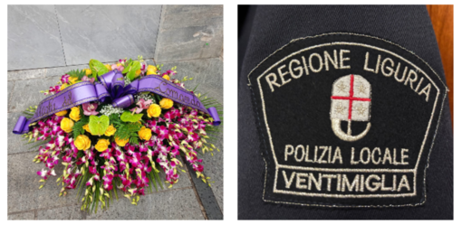 Ventimiglia, comunità riunita per dire addio all'ex agente della polizia locale Arcangelo Dario (Foto)