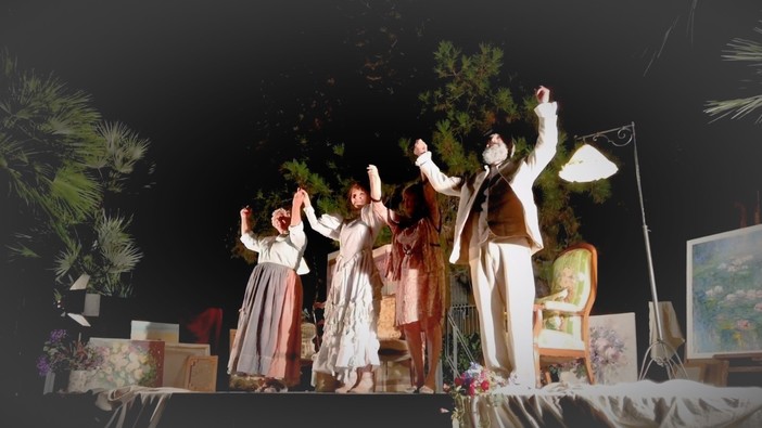 Ventimiglia: tutto pornto per lo spettacolo del Teatro delle Dieci sulla figura di Claude Monet "I Colori dell'Anima"