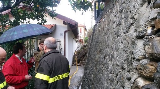 Imperia: frana in salita Monti. Gravi disagi per otto famiglie Imperia: frana in salita Monti. Gravi disagi per otto famiglie