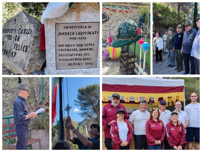 Ventimiglia celebra la Festa degli Alberi e dedica un cipresso alla memoria dell'alpino e benefattore Andrea Carminati (Foto e video)