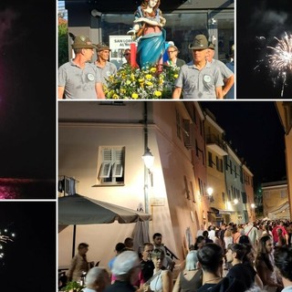 San Lorenzo al Mare, i fuochi artificiali sul mare per la festa patronale di Santa Maria Maddalena (Video)