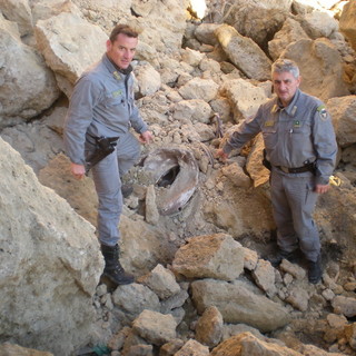 Frana a Madonna della virtù a Ventimiglia, minacciata una casa in costruzione Frana a Madonna della virtù a Ventimiglia, minacciata una casa in costruzione